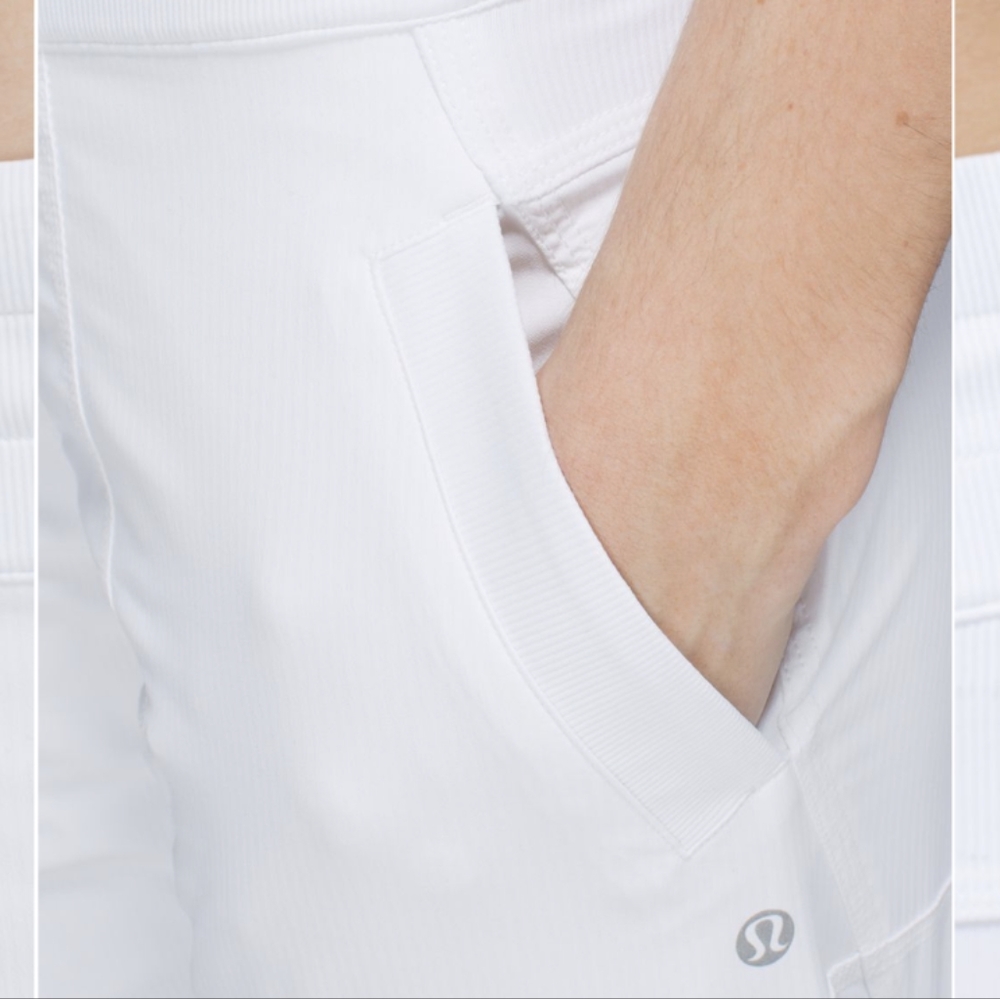 Lululemon Studio Crop *Liner White like new - Picture 5 of 14